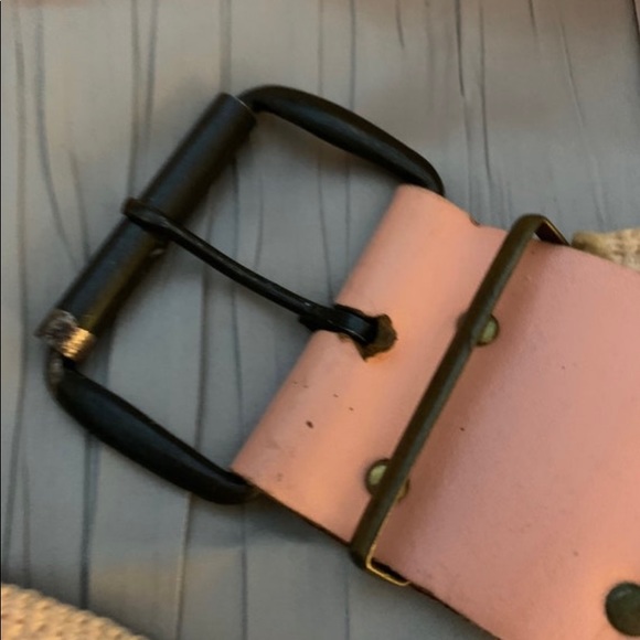 Peach Webbed Belt - Picture 6 of 7